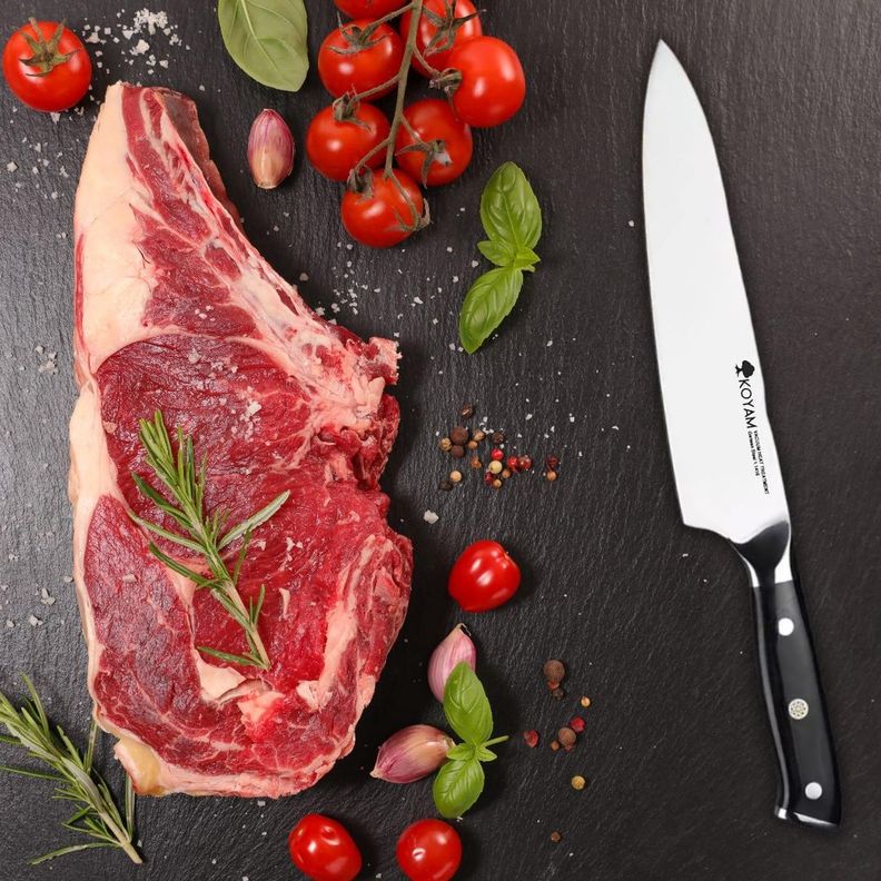 Cuchillo cocina Chef profesional 8in Acero 1.4116 Gama Alta-2