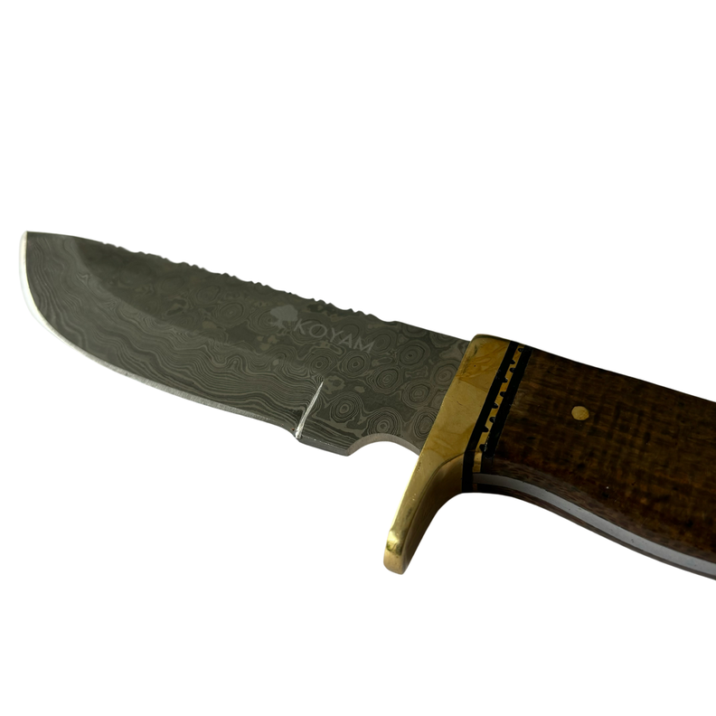Cuchillo Damasco Original Supervivencia 9in 512 capas-2