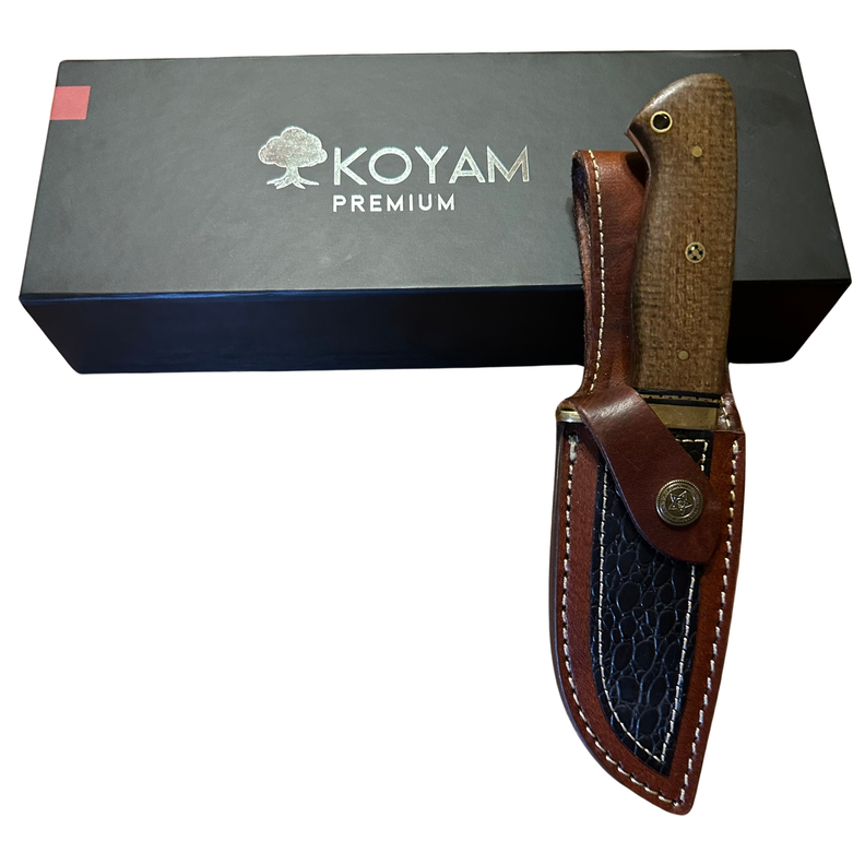 Cuchillo Damasco Original Supervivencia 9in 512 capas-4