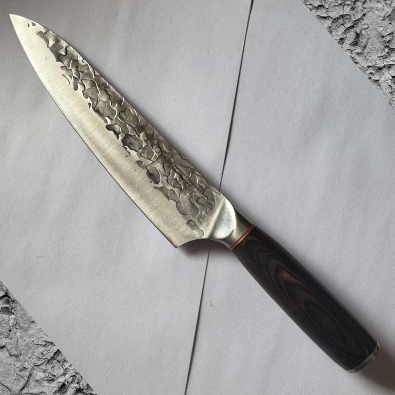 KOYAM Cuchillo Chef 20,5cm Acero 1.4116 Forjado - Hecho a Mano-1