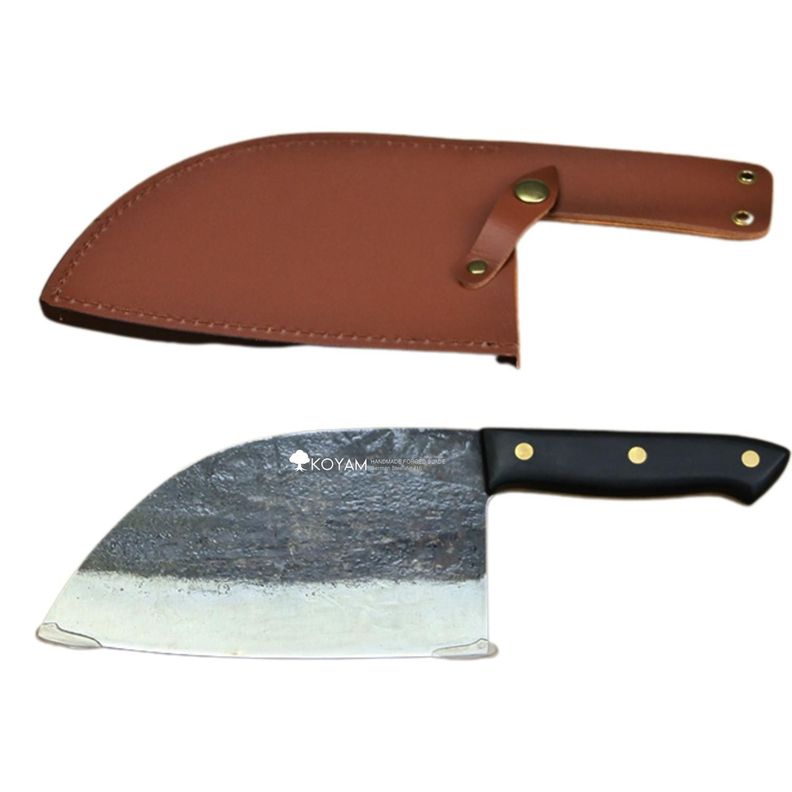 KOYAM Cuchillo Carnicero 17,5cm Acero 1.4116 Forjado Hecho a Mano-0