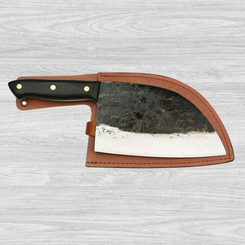 KOYAM Cuchillo Carnicero 17,5cm Acero 1.4116 Forjado Hecho a Mano-2