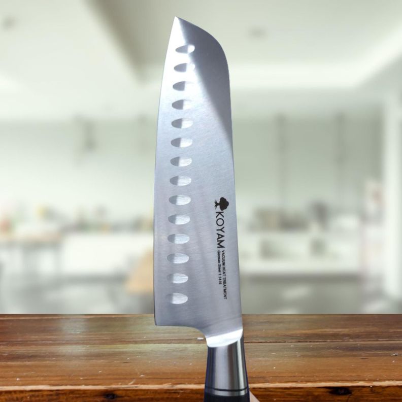 KOYAM Cuchillo Santoku 18cm Acero 1.4116-2