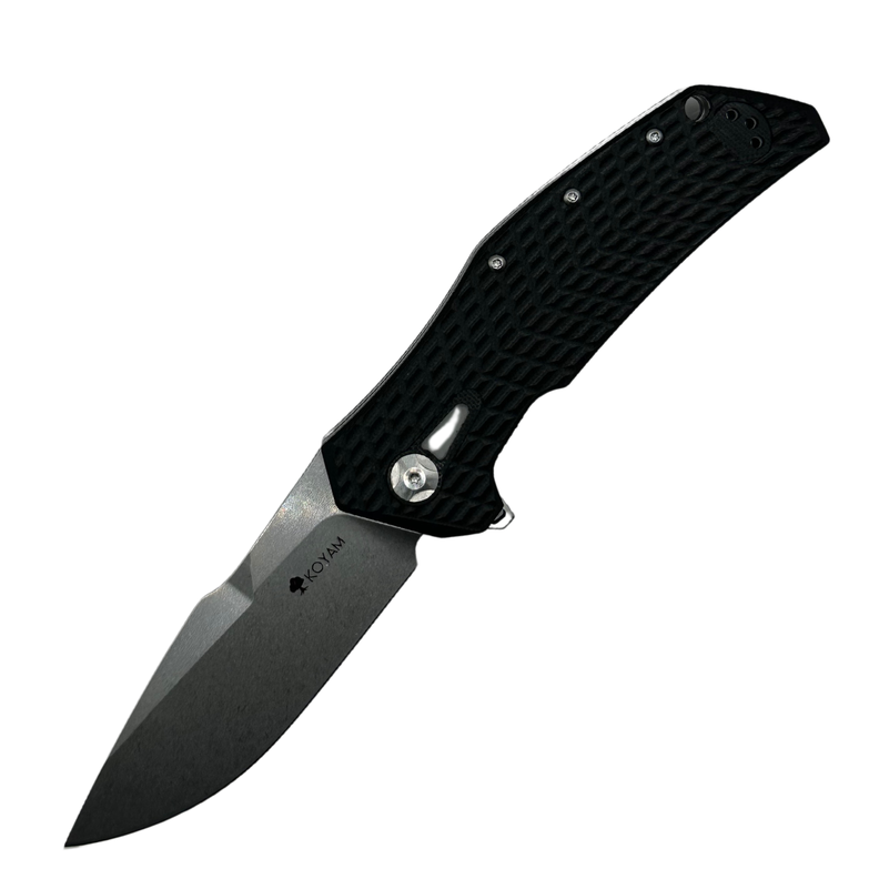 Cuchillo plegable Supervivencia y acampar Acero D2 Mango G10-3