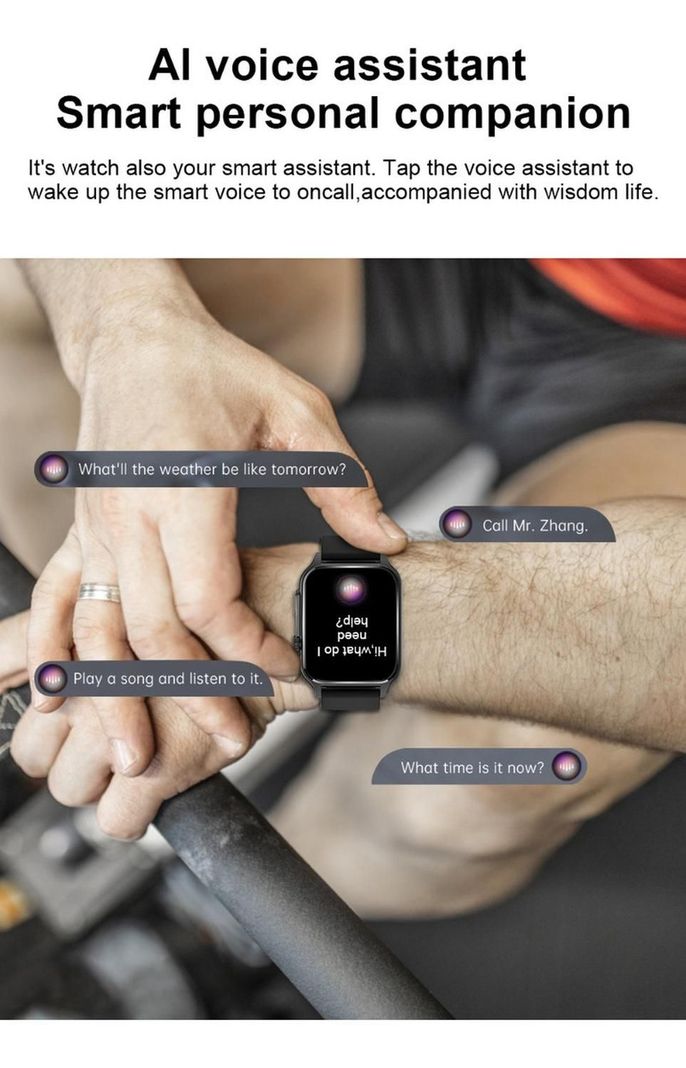 Smartwatch N80 Sport Funciones Corporales, llamadas-5