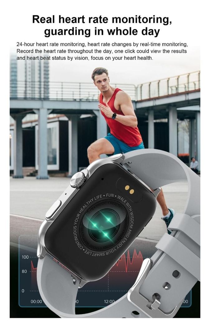 Smartwatch N80 Sport Funciones Corporales, llamadas-9