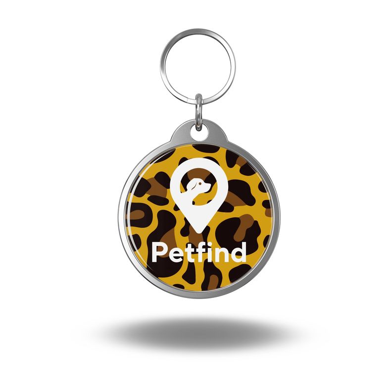 Placa identificación para mascotas Petfind funciona con GPS pasivo-0