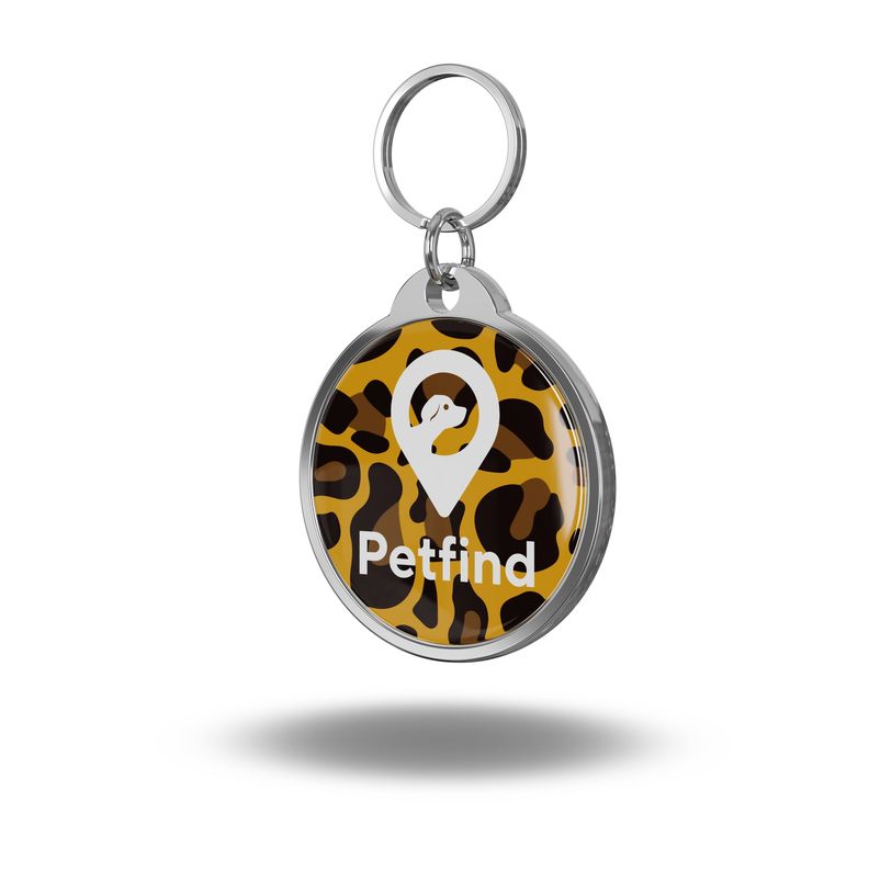 Placa identificación para mascotas Petfind funciona con GPS pasivo-1