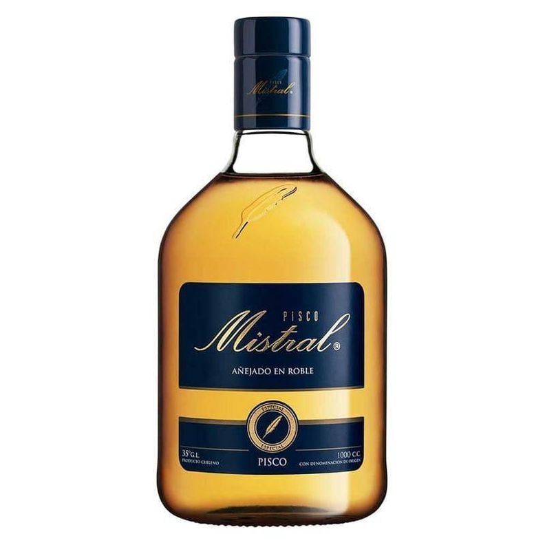 Pisco Mistral 35 grados 1 litro -0