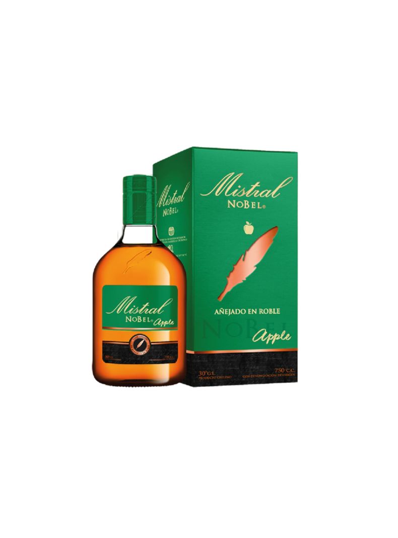 Pisco Mistral Nobel Apple 750cc-0