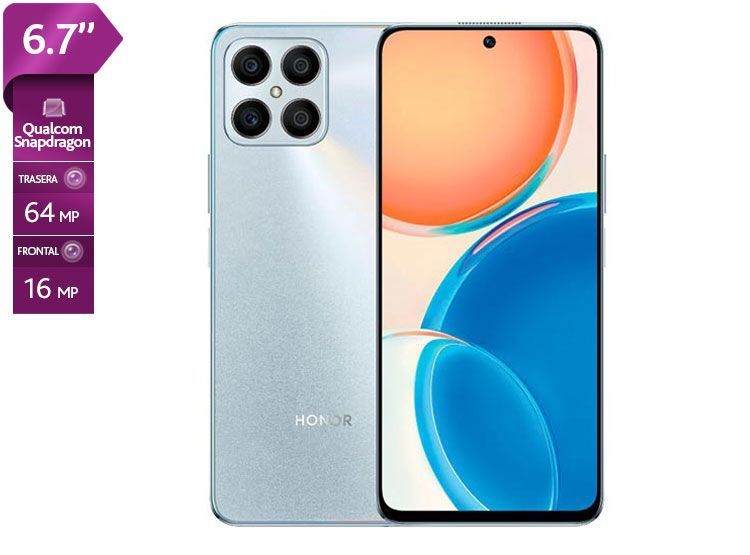 Celular Smartphone Honor X8 128 GB 6+2de ram  reacondicionado-0