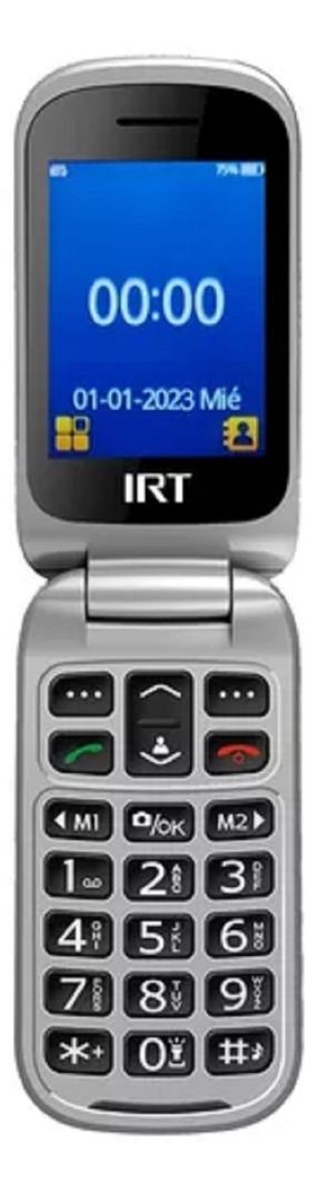 Celular IRT modelo Senior Rojo 4G Liberado + Cargador de mesa-2