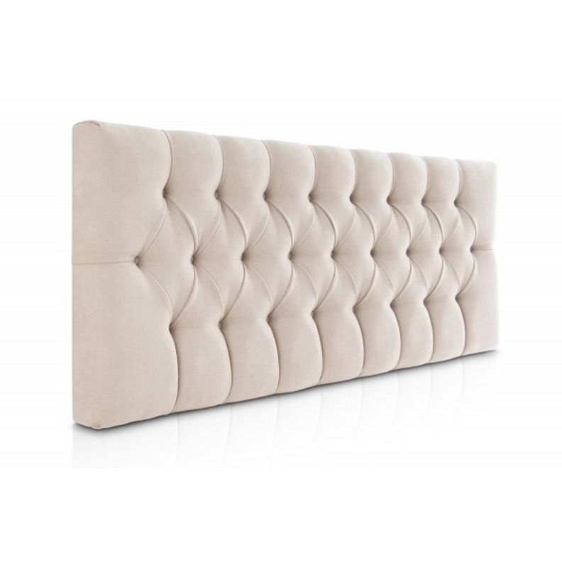 Respaldo Capitone Antonia HVM 1.5 plaza Beige-1