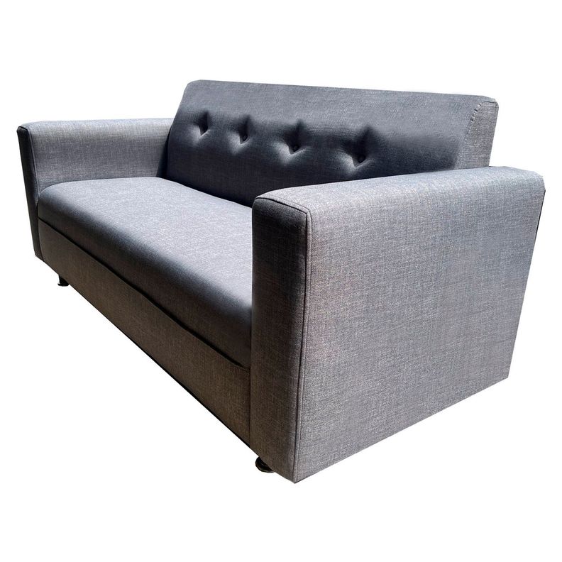 Sofa HVM Alonso Gris Grafito Lino 2C Pmadera-2