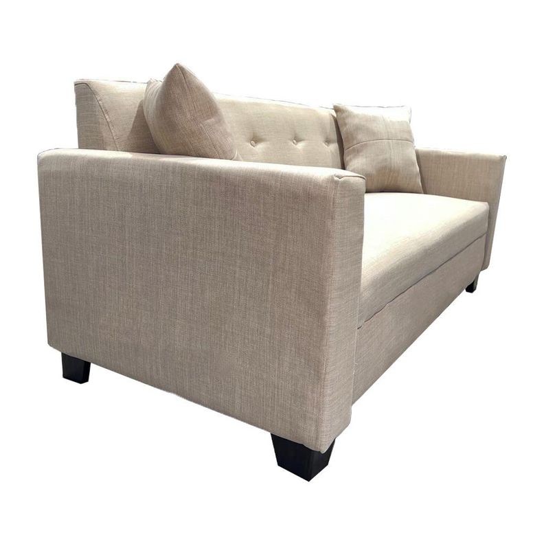 Sofa HVM Alonso Lino Beige 2C Pmadera-2