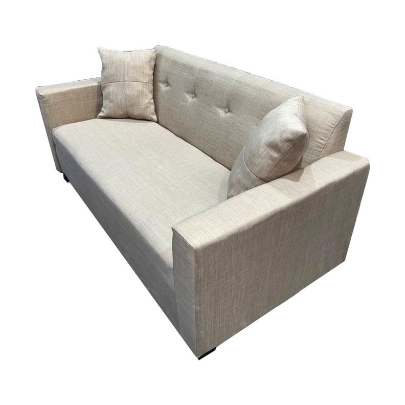 Sofa HVM Alonso Lino Beige 2C Pmadera-3