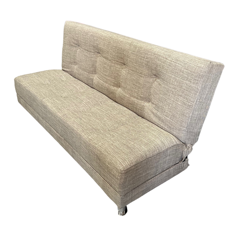 Futon Cama Patagonia 15P Gris Lino Claro  Pmetal-0