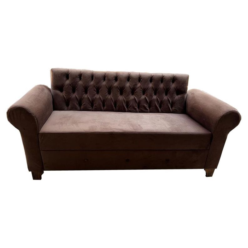 Sillon Sofia Cafe Felpa Patas De Madera-2