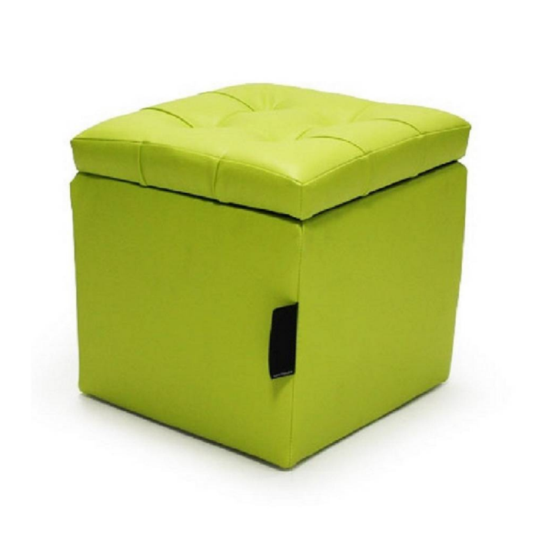 Puff baúl   Verde 40 x 40-0