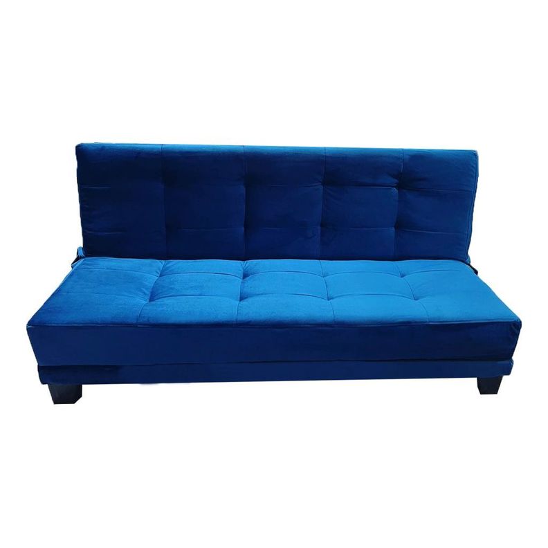 Futon Cama Patagonia 15P Azul Felpa Pmadera-0