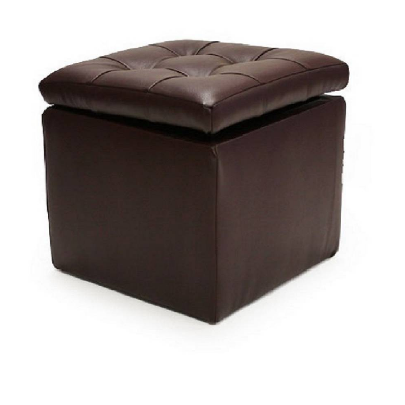 Puff baúl   café 40 x 40-1