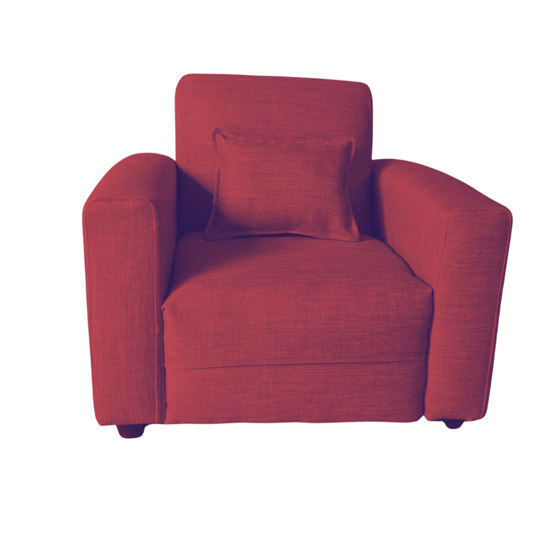Sillon mini infantil Liss Rojo