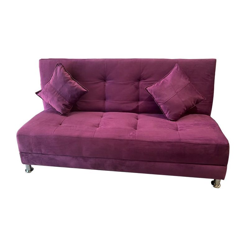 Futon Cama Patagonia 15P Morado Felpa-0