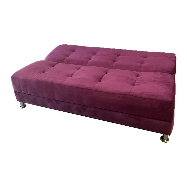 Futon Cama Patagonia 15P Morado Felpa-1