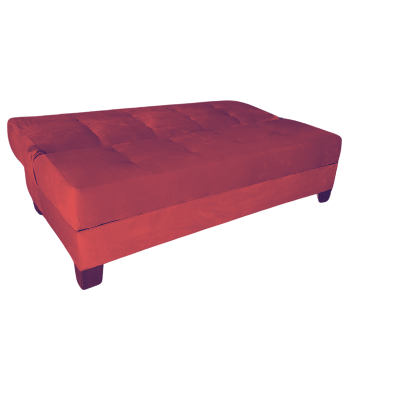 Futon Cama Baul Patagonia 15P Burdeo  felpa Pmadera-1