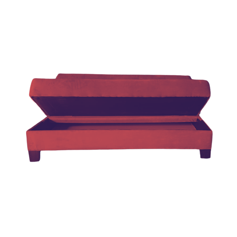 Futon Cama Baul Patagonia 15P Burdeo  felpa Pmadera-2
