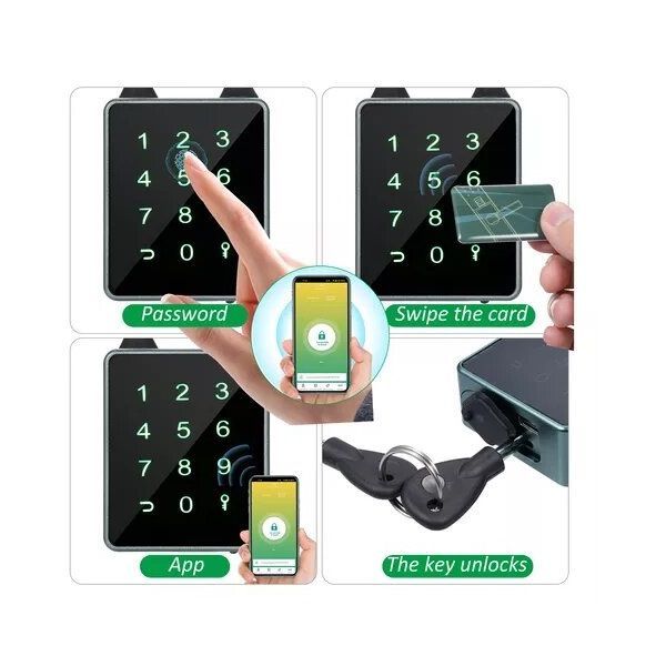 Candado Inteligente Digital Resistente 4 en 1-3