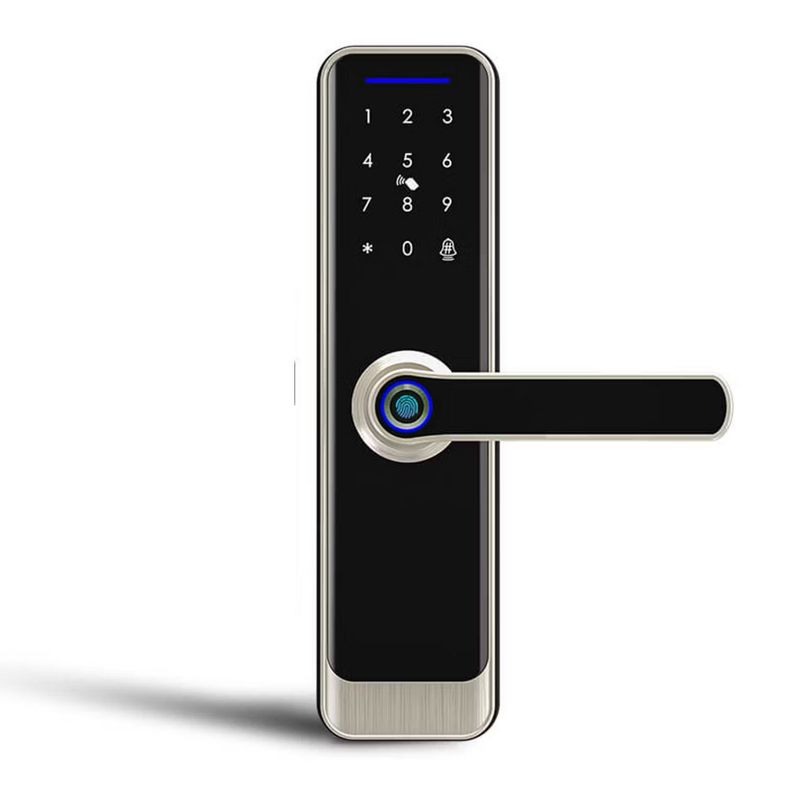Cerradura Electrónica Inteligente TER8B - Huella Digital y Wifi Blanco-0
