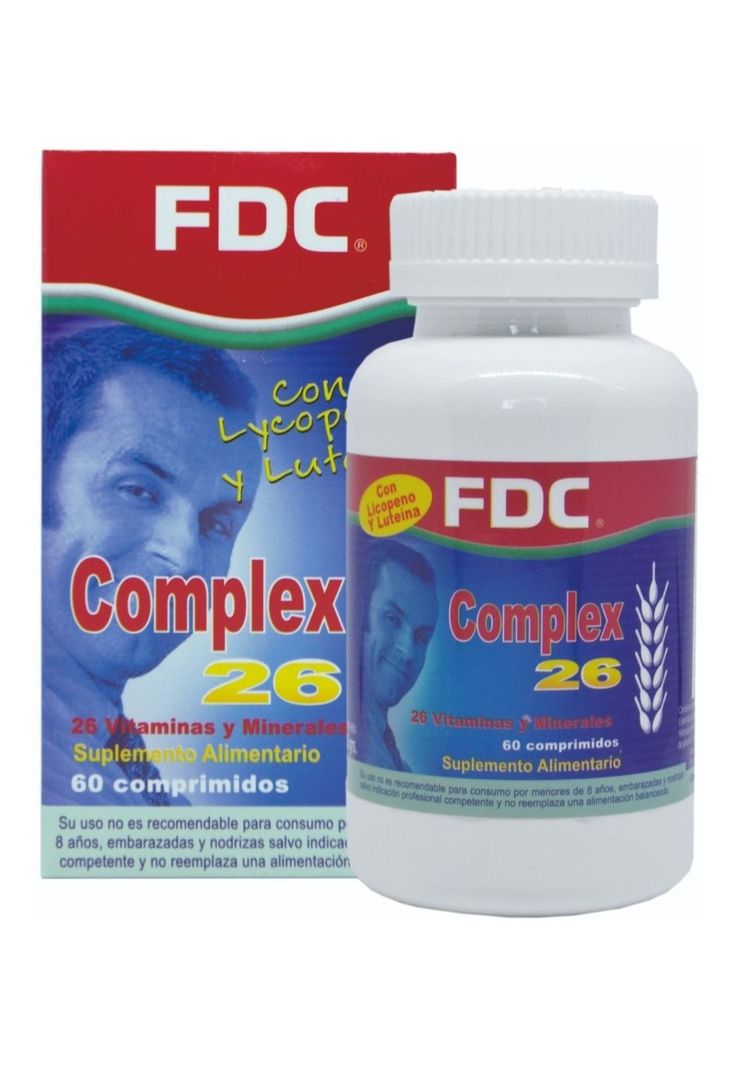 Multivitaminico - Complex 26 X 60 Comprimidos + Vit C Y Zinc-0