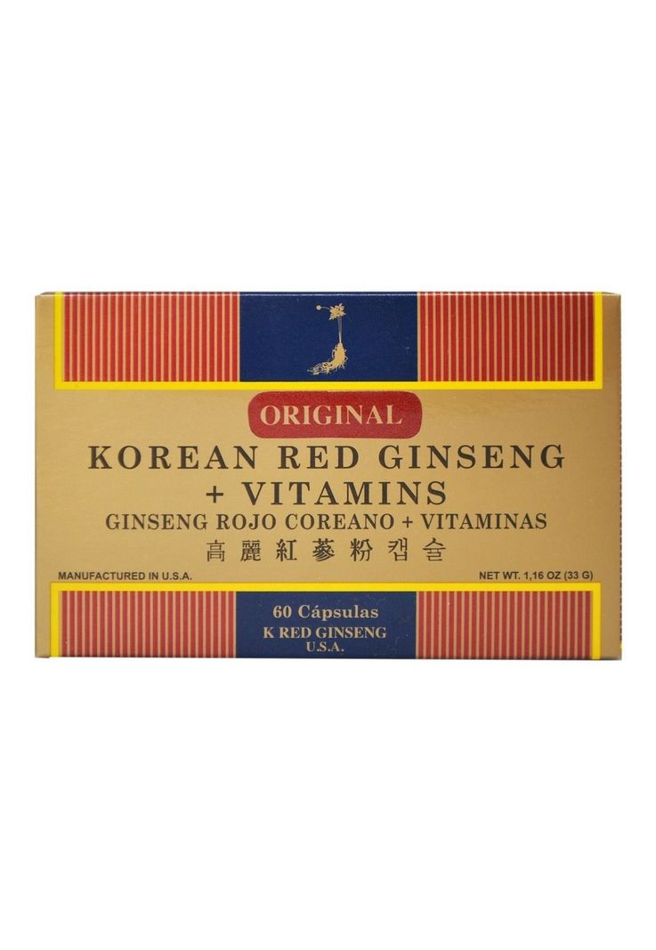 Energizante - Ginseng Rojo K Red+vitaminas X 60 Capsulas-0
