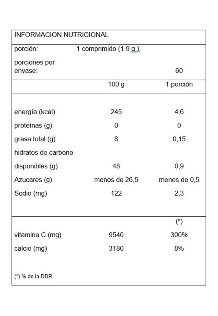 Acerola Vitamina C Natural 1000 Mg X 60 Comp-1
