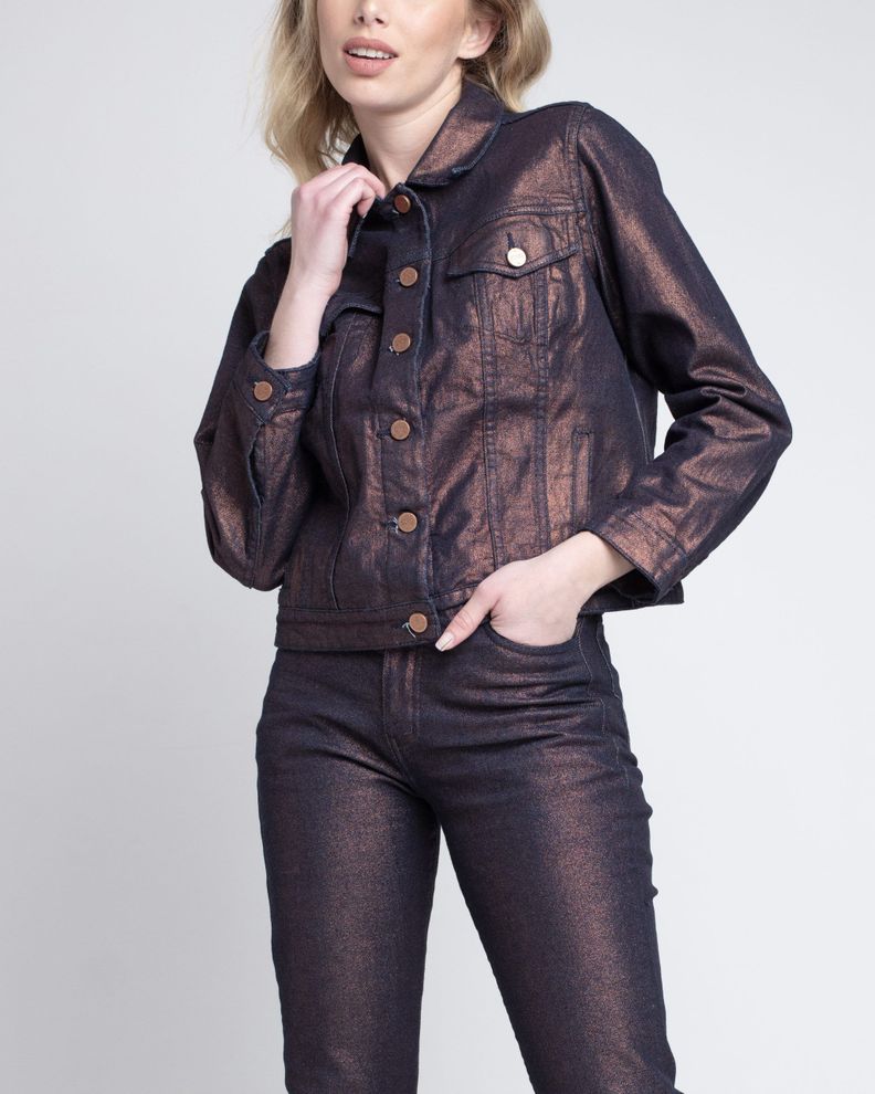 Chaqueta Metalizada Cobre-0