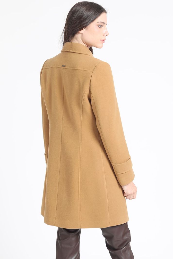 Abrigo Semi Cruce, Muflon Camel Liola-4