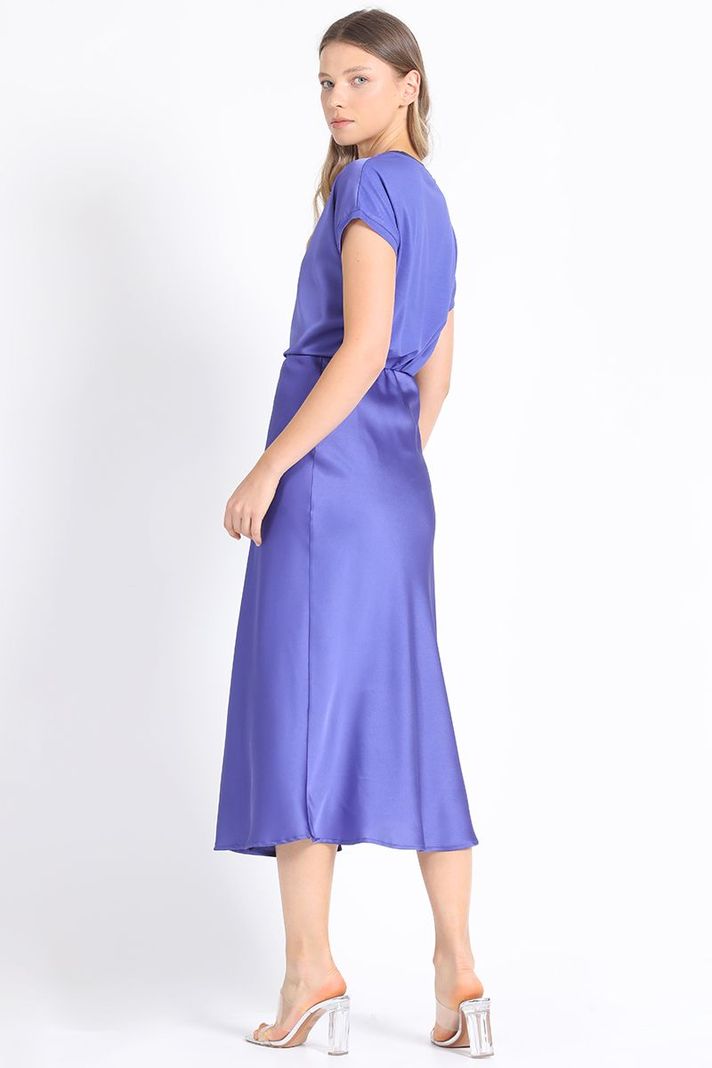 Falda Maxi Ciruela Liola-2