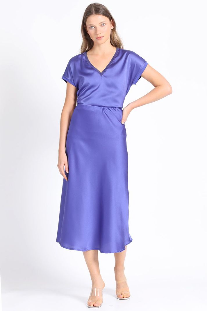 Falda Maxi Ciruela Liola-4