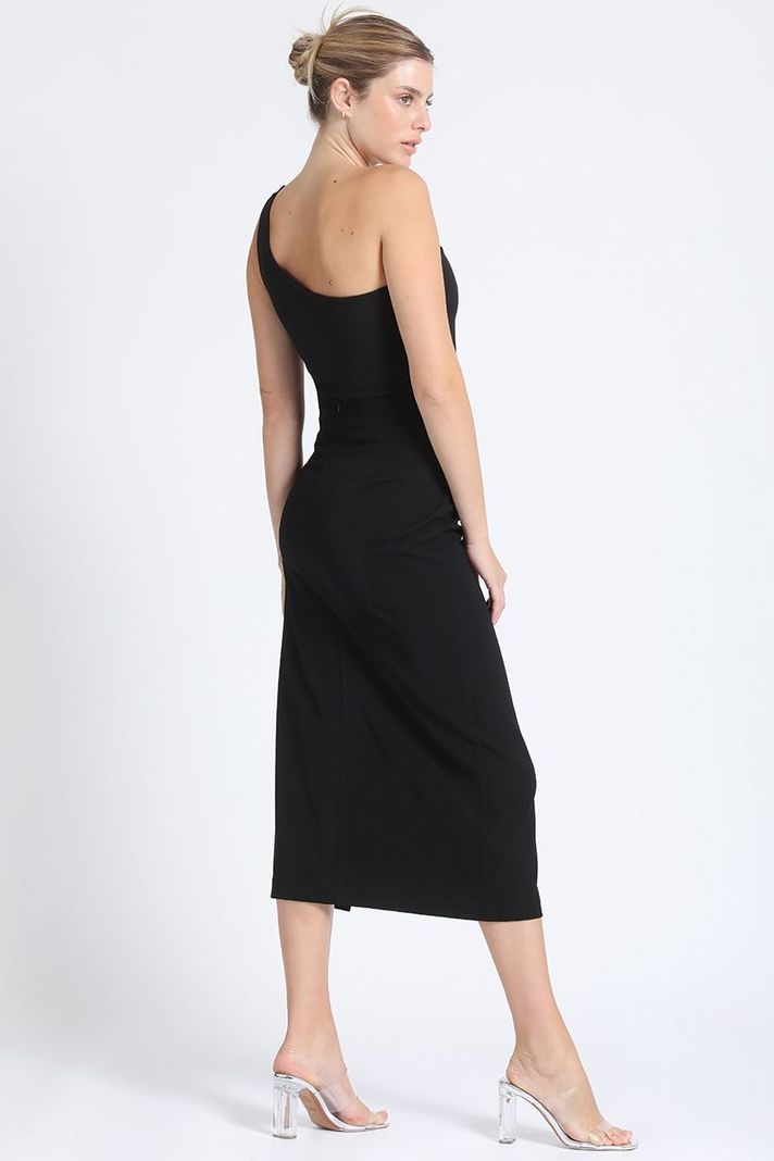 Falda Midi Negra Liola-2