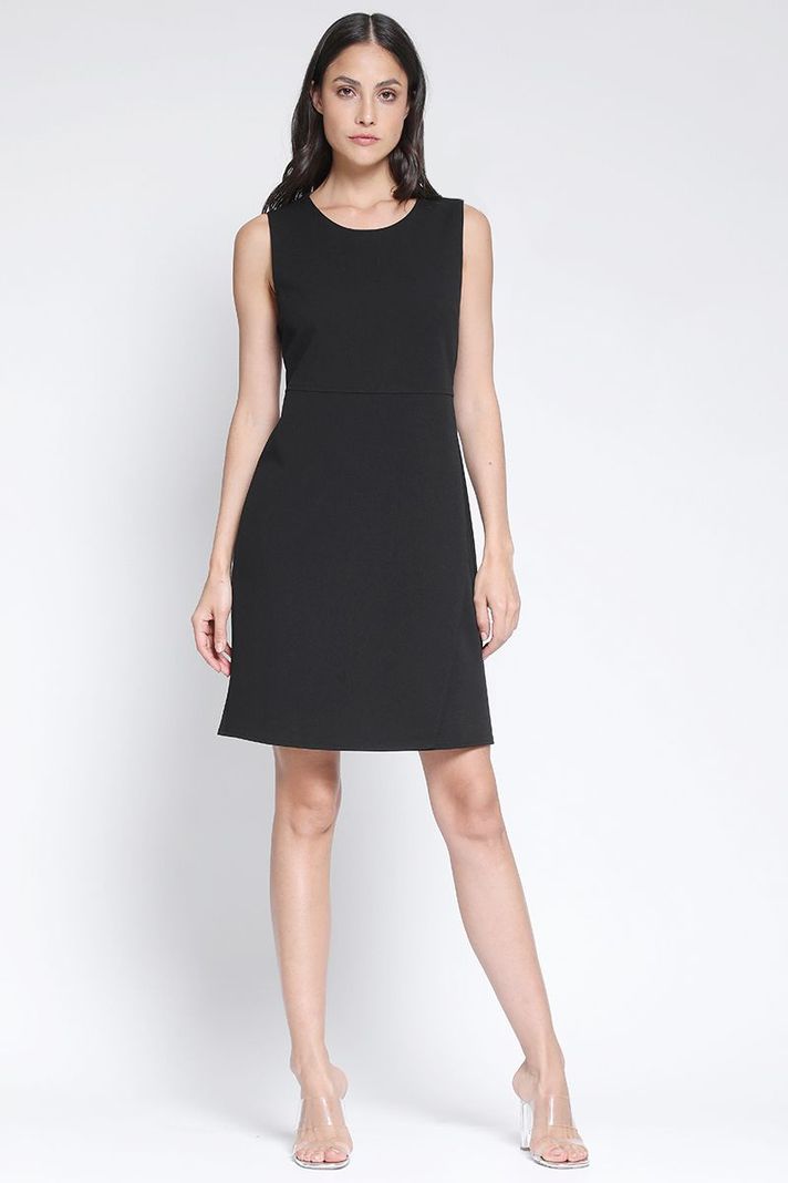 Vestido Corto Negro Liola-3
