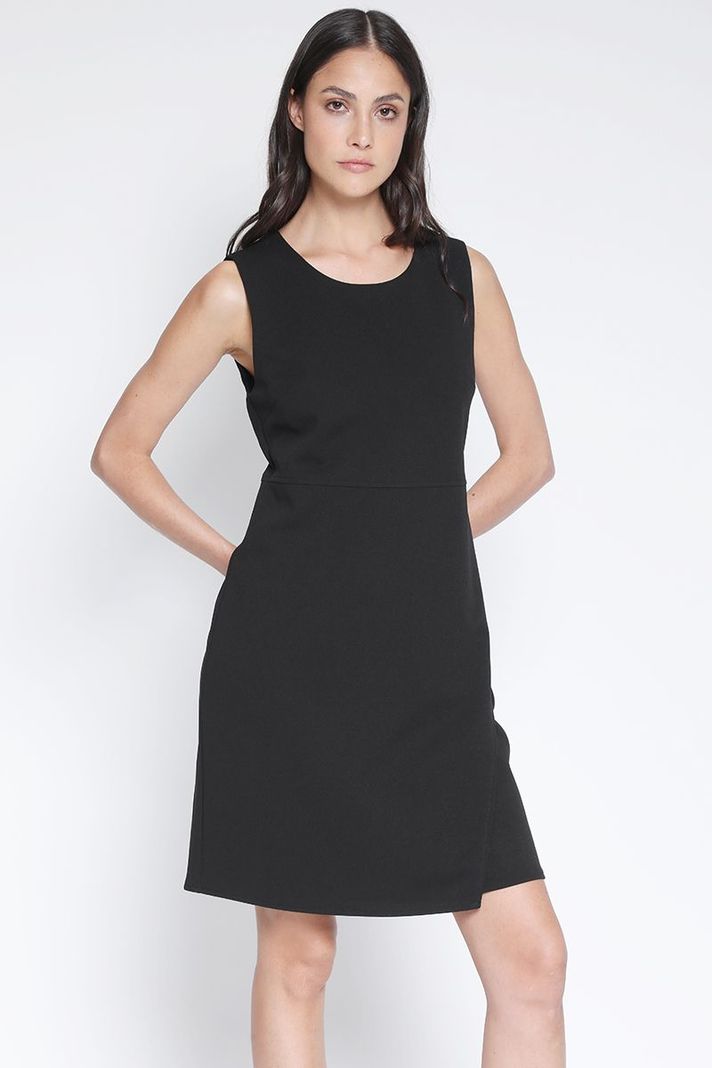 Vestido Corto Negro Liola-5