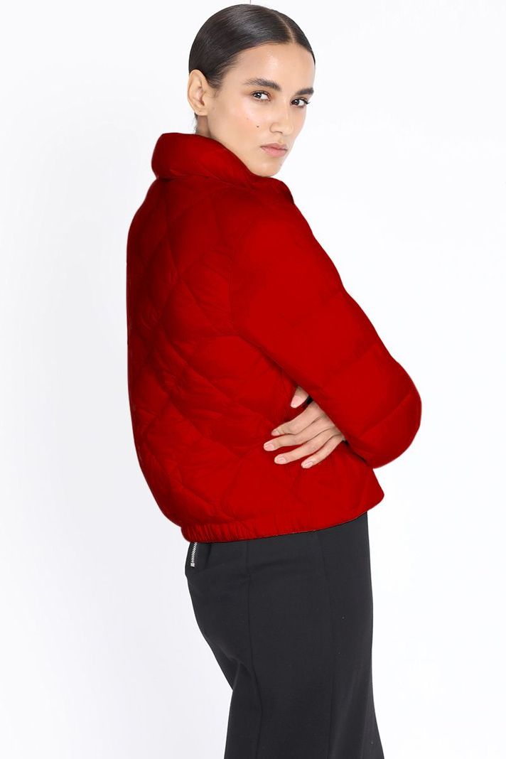 Parka Corta Tipo Bomber, Rojo Liola-5