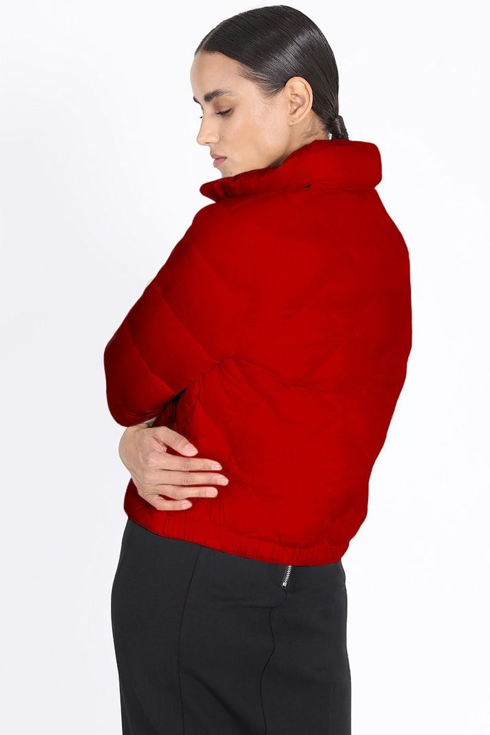 Parka Corta Tipo Bomber, Rojo Liola-6