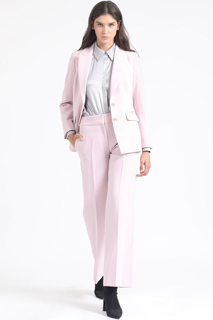 Blazer Basico Entallado, Rosa Liola-1