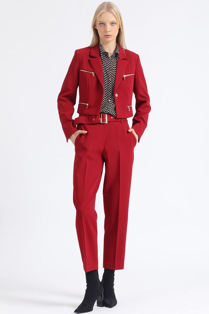 Blazer Crop Cierres Fantasia, Vino Liola-1
