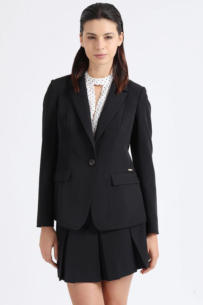 Blazer Clásico Negro Liola-0
