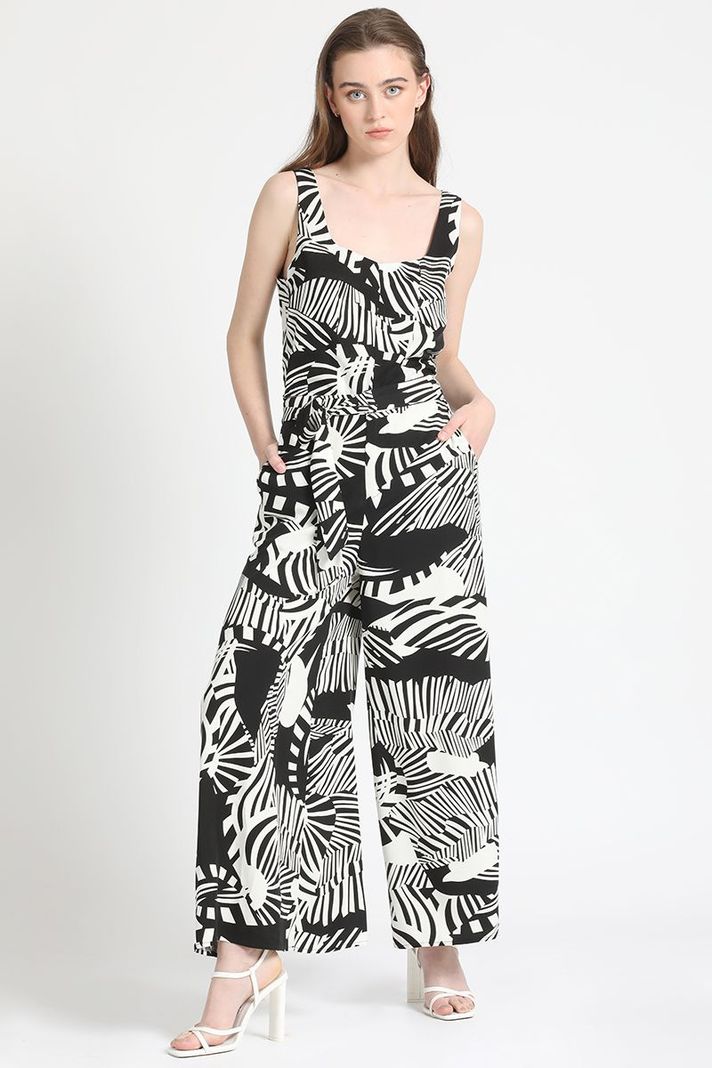 Top Corse Estampado Negro Liola-1