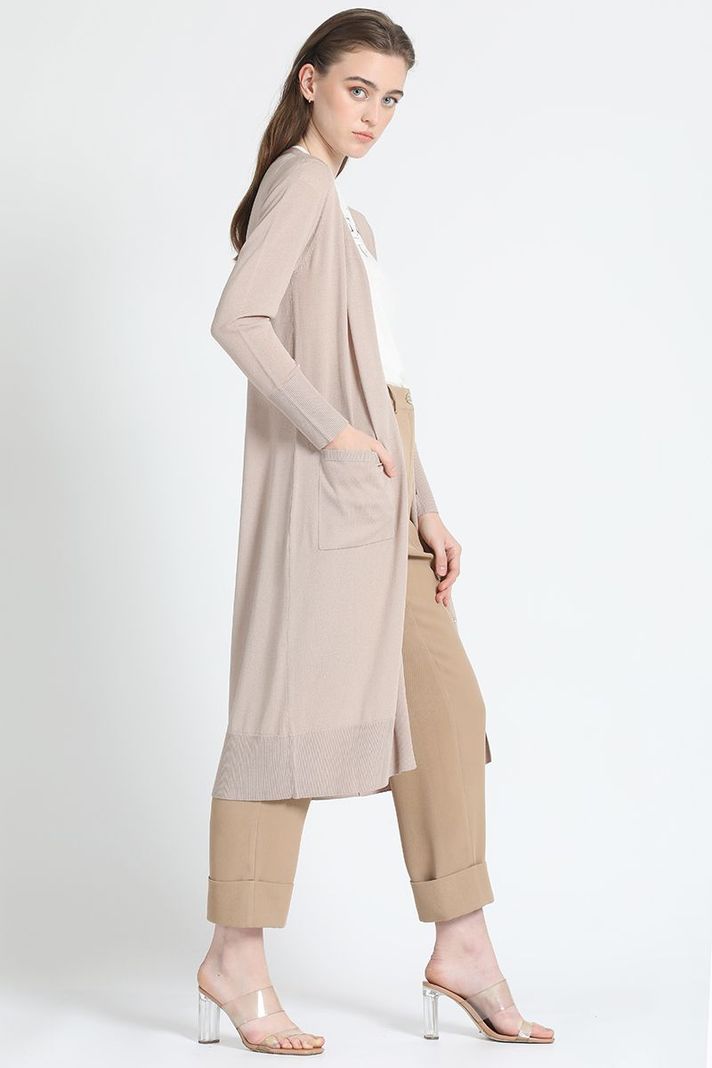 Tejido Largo Beige Liola-3