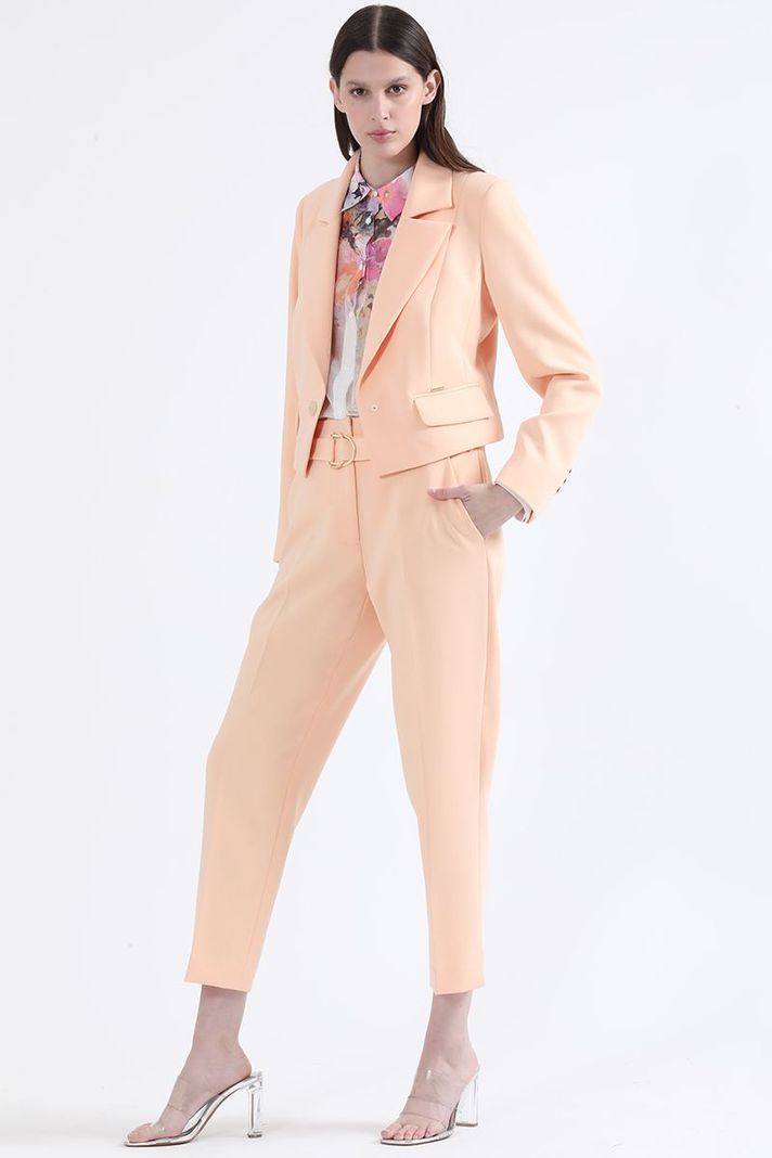 Blazer Cropped, Durazno Liola-1